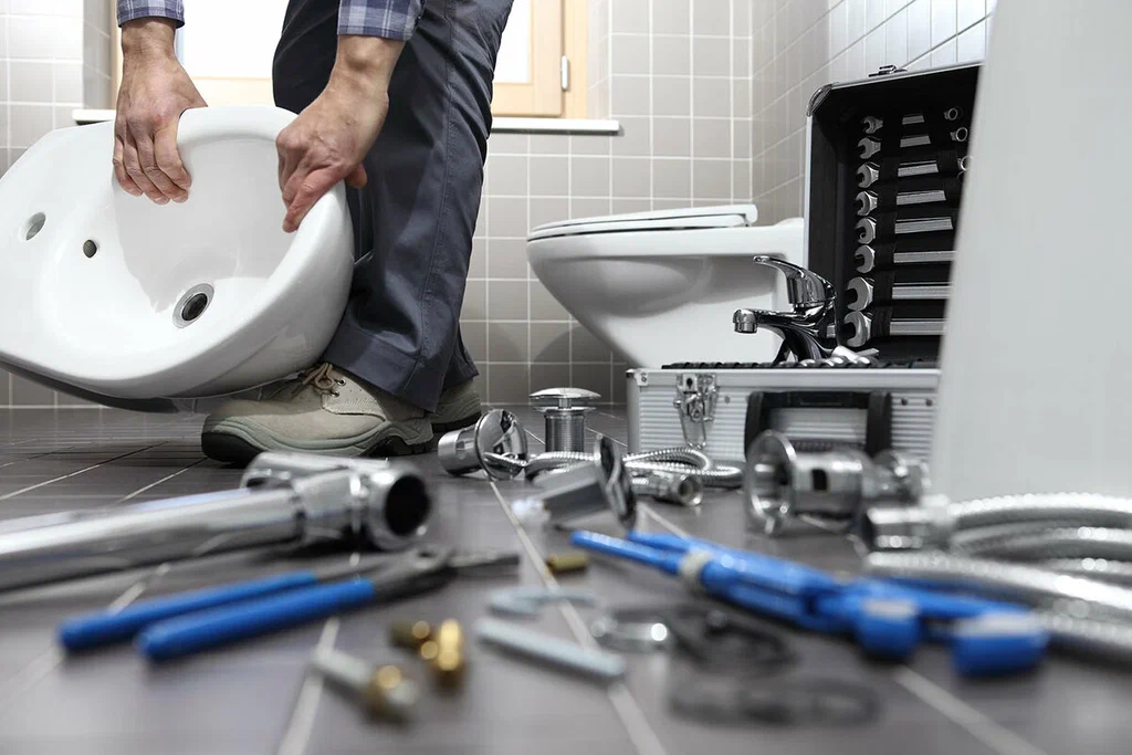 Professional bathroom plumbing repair in Belmont